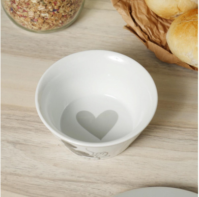 Mickey miska 400 ml Bozk skica strieborná/sivá