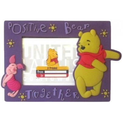 Pooh fotorámik 10x15 cm fialový
