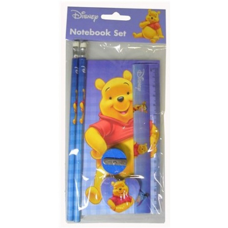 Pooh písacie potreby sada 6ks