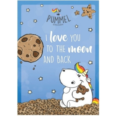 Pummeleinhorn blok A5 Milujem Ťa...