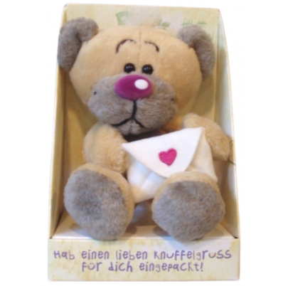 Pimboli plyšový medveď 15 cm Milý pozdrav