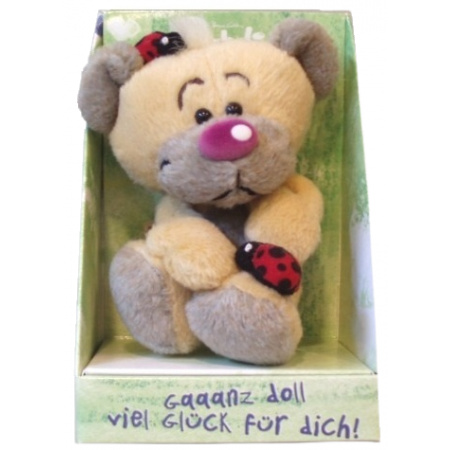 Pimboli plyšový medveď 15 cm Veľa šťastia