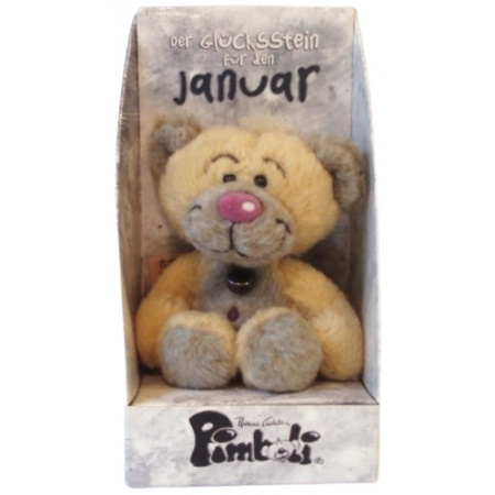 Pimboli plyšový medveď 8 cm Január