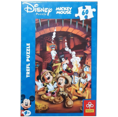 60 ks puzzle Mickey a kamaráti Pátrači