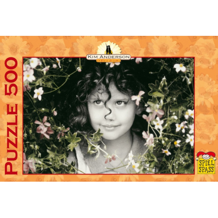 500 ks puzzle Kvetinové dievča