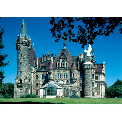 500 ks puzzle Zámok, Moszna, Poľsko