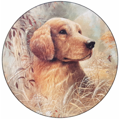 500 ks puzzle okrúhle Zlatý retríver