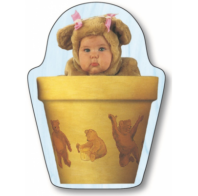 700 ks puzzle tvarované Dieťa medvedík