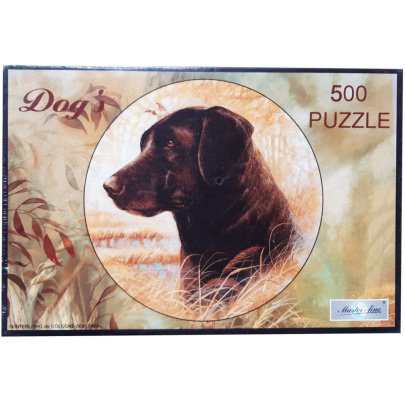 500 ks puzzle okrúhle Labradorský retríver