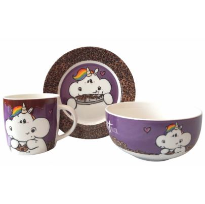 Pummel raňajkový set 3 kusy