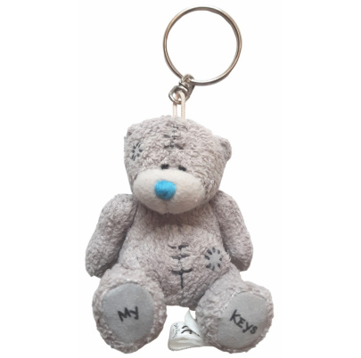 Plyšová kľúčenka medveď 8 cm Moje kľúče