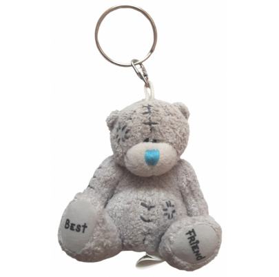 Plyšová kľúčenka medveď 8 cm Najlepší priateľ
