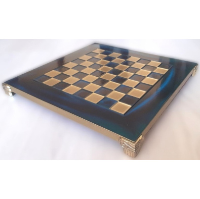 Šachy kovové Malá sfinga - modrá