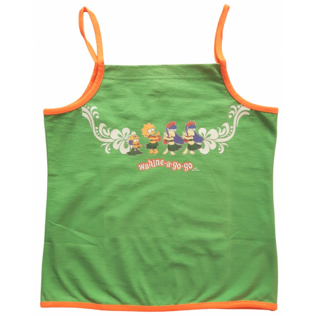 Simpsons dievčenský top S zelený Wahine