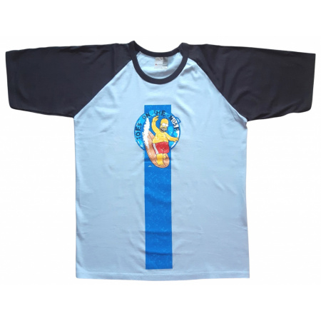 Simpsons tričko L Homer na surfe