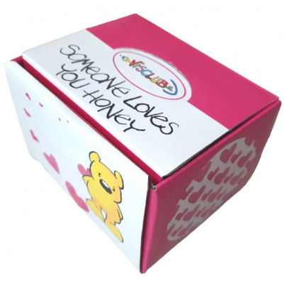 Hrnček 250 ml medveď Bono Niekto Ťa miluje zlato