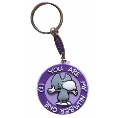 Kľúčenka latex Flo Moje číslo jeden...