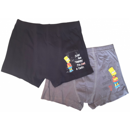 Simpsons detské boxerky 134/140 Bart 2 kusy