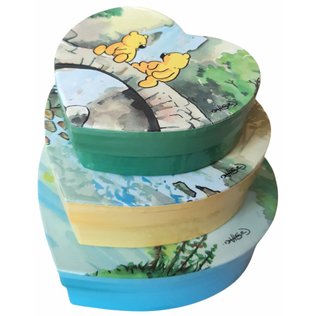 Škatuľka v tvare srdca 3 kusy Bono