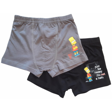 Simpsons detské boxerky 146/152 Bart 2 kusy