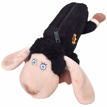 Puzdro na písacie potreby ovca čierna