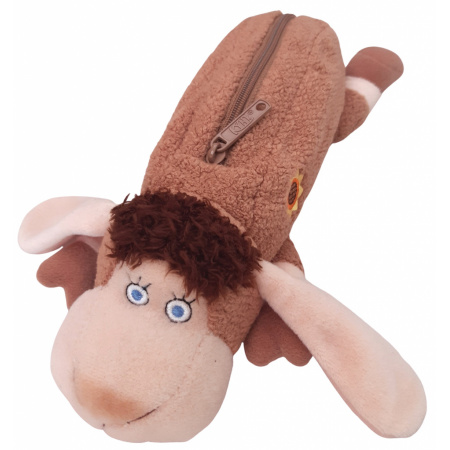 Puzdro na písacie potreby ovca hnedá