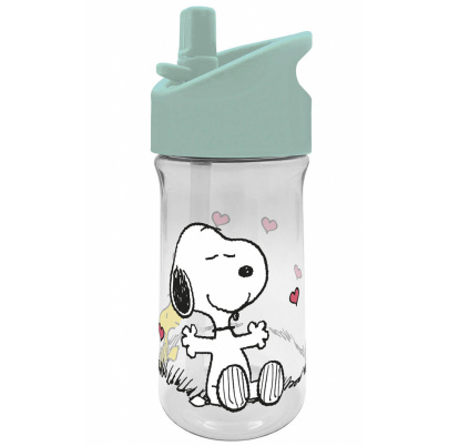 Snoopy Kids fľaša so slamkou 350 ml