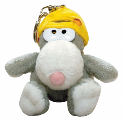 Plyšová kľúčenka 7 cm Myš Flo