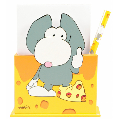 Stojan na poznámkové papiere myš Flo