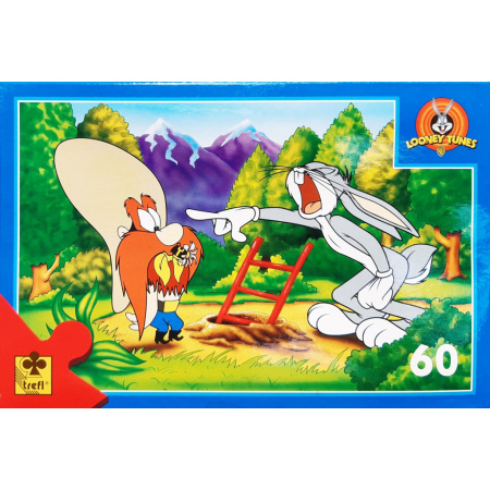 60 ks puzzle Looney Tunes Yosemite Sam a Zajac Bugs