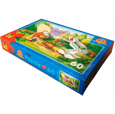 60 ks puzzle Looney Tunes Yosemite Sam a Zajac Bugs