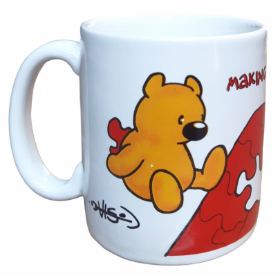 Hrnček 250 ml medveď Bono Milovať sa je zábava