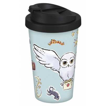 Harry Potter pohár na kávu so sebou 400 ml Akvarelový svet