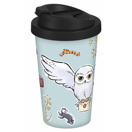 Harry Potter pohár na kávu so sebou 400 ml Akvarelový svet