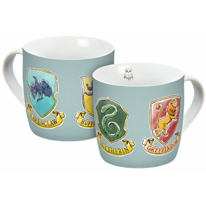 Harry Potter hrnček 250 ml Erby Akvarelový svet
