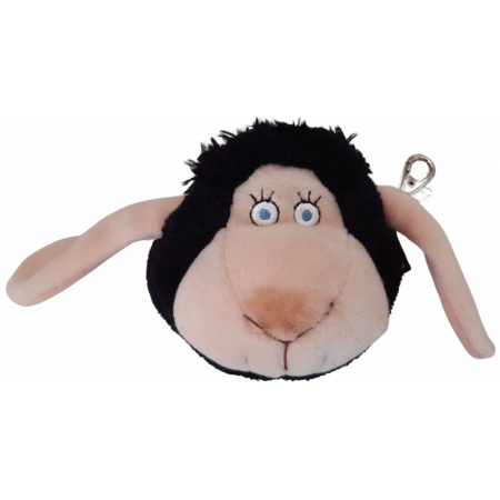 Plyšové puzdro na mince Ovca čierna