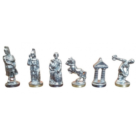 Šachy kovové Vrhač diskov - modrá