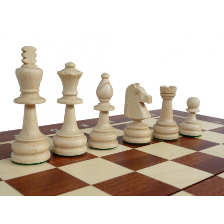 Šachy drevené turnajové intarzované
