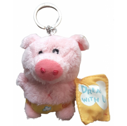 Plyšová kľúčenka Piggy Snívam s Tebou