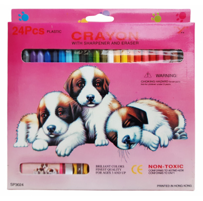 Voskové pastelky 24 farieb