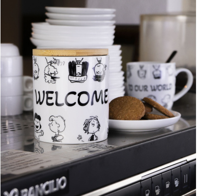 Snoopy skladovacia dóza 550 ml Komiks