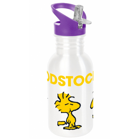 Snoopy fľaša so slamkou 500 ml Woodstock
