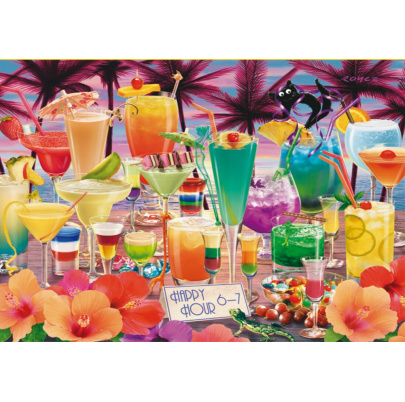 500 ks 3D puzzle Drinky