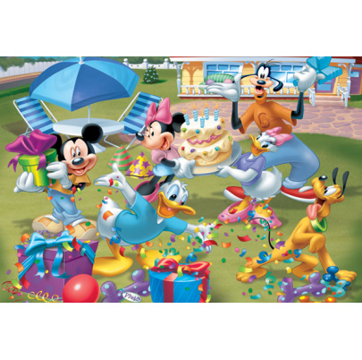 120 ks 3D puzzle Mickey Mouse Narodeninová party