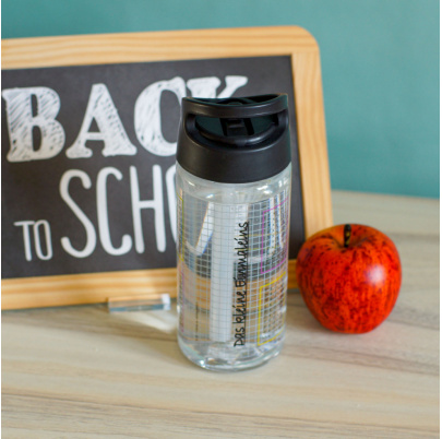 Fľaša so slamkou 450 ml 1x1 Násobilka