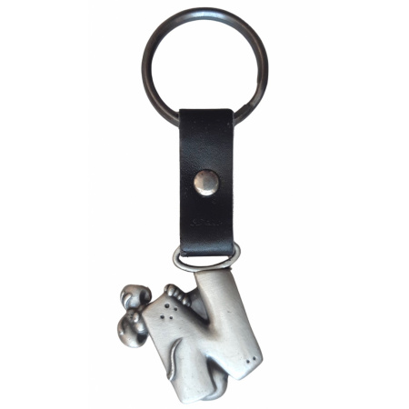 Diddl kľúčenka kovová abeceda N