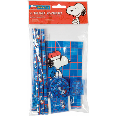 Snoopy 8-dielny set písacích potrieb