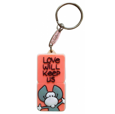 Kľúčenka latex Flo Láska nás udrží spolu