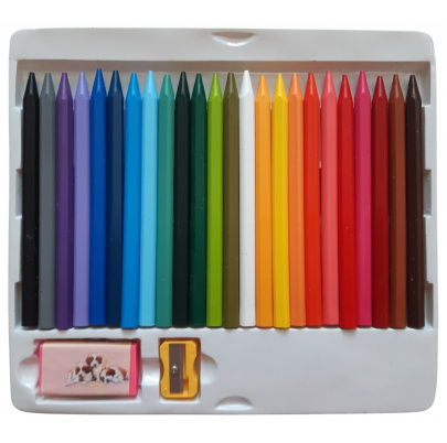 Voskové pastelky 24 farieb