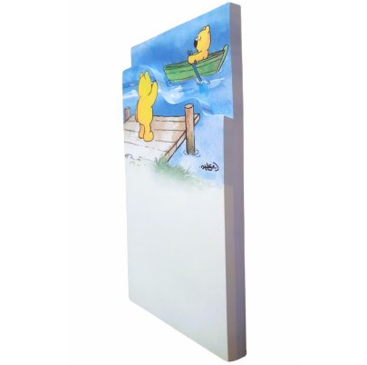 Blok s výrezom medveď Bono na móle